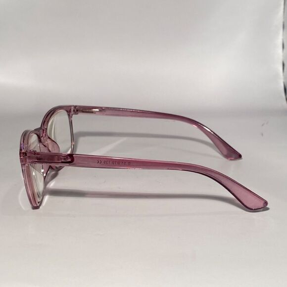 1137 Colette 4.0 Clear Raspberry Reading Glasses Soft Butterfly Readers NWT - Picture 4 of 9